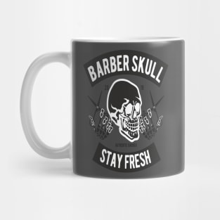 Barber Skull   Shop Desing Mug